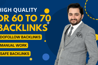 white hat off page seo backlinks on high DR upto 75