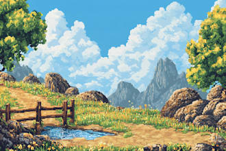 draw fantasy landscape character caricature and friendship portrait