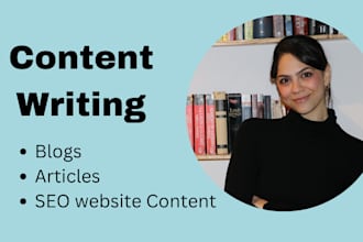 research and write blog posts or articles