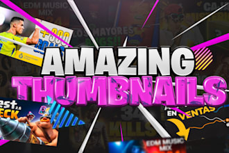 design amazing youtube thumbnail that attract viewers