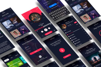 design awesome mobile app UI design for ios and android