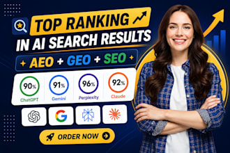 increase ai visibility score to rank website in chatgpt gemini with aeo GEO SEO