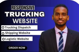 design trucking, logistics, and dispatch website