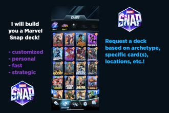 build you a custom marvel snap deck