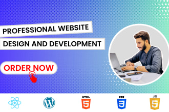 do frontend, backend website design and development