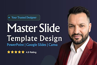 design a branded powerpoint or google slides master template