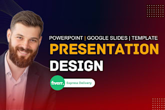 design powerpoint presentation, master template and google slides