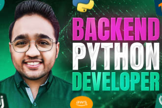be python, fast api, django, flask developer on aws or azure