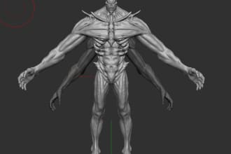 sculpt your 3d character in zbrush