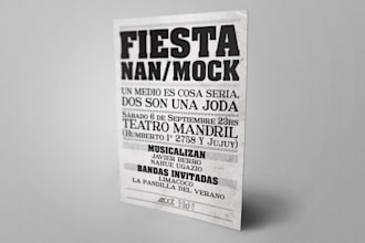 design a flyer, poster or business card