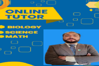 be your online kids biology, science and math tutor