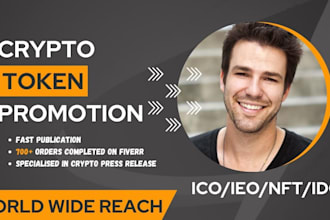 do crypto token promotion by publishing on my websites