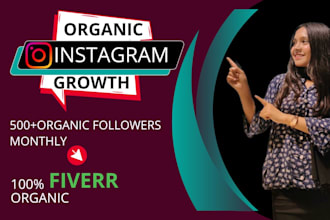 provide  promotion and management service to grow instagram organically