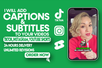 add english subtitles and captions to your video