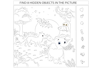 draw hidden object picture from your idea