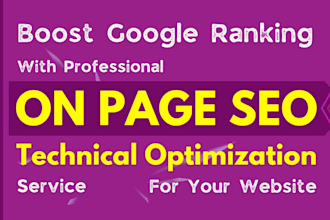 complete onpage and technical seo service for wordpress, shopify, wix website