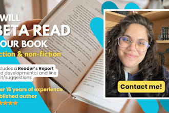 beta read and critique your book with personalized feedback