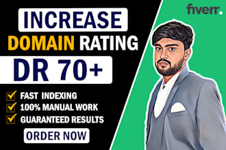 increase domain rating ahrefs dr by using high quality backlinks