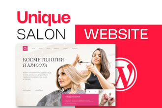 create beauty salon website with appointment booking