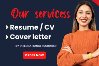 design a professional and ats friendly resume or CV within 3 hours