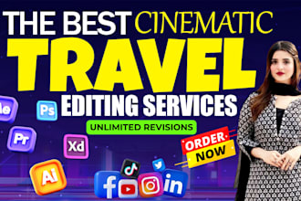 cinematically edit your travel videos, vlog and family