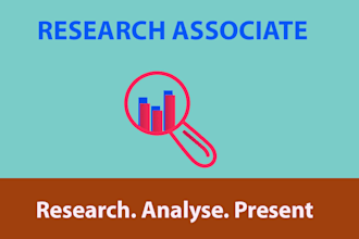 be your research associate