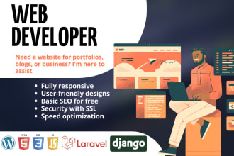 build websites for personal portfolios, blogs, or business purposes