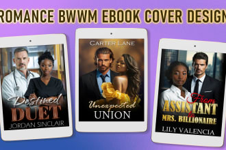 create a cover for contemporary bwwm romance book