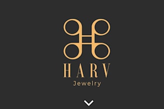 design a straightforward, timeless, and unforgettable jewelry logo for you