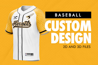 design custom sports jersey, baseball uniform or team kit