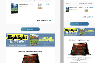 create responsive email template, klaviyo mailchimp zoho sendinblue clickfunnels