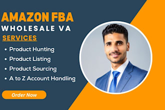 be your expert amazon fba wholesale virtual assistant