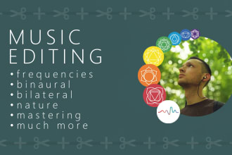 edit your music for meditation, new age, ambient, chill