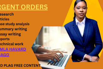 do quality case study analysis,research and summary writing