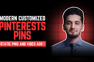 design custom pinterest pins and video ads