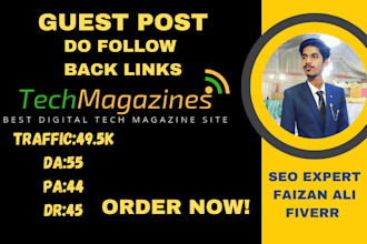 write and publish unique guestpost on tech magazines