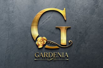 design a unique abstract minimalist logo for your brand