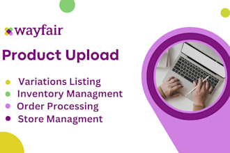 create wayfair product listings via CSV