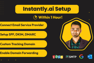 setup instantly ai in 1 hour for cold email outreach