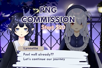 make png character for avatar stream or pngtuber