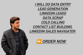 do  online research, prospect lists building,  data entry