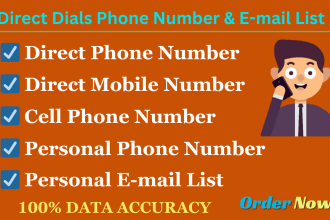 do b2b lead generation, direct phone number, data enrichment, and email