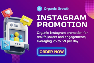 do instagram promotion for organic growth