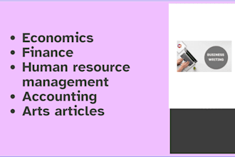do economics,finance,hrm and accounting and arts essay
