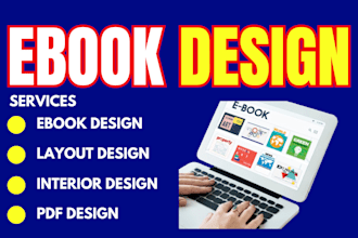design pdf, lead magnet, ebook interior, book cover or canva ebook design