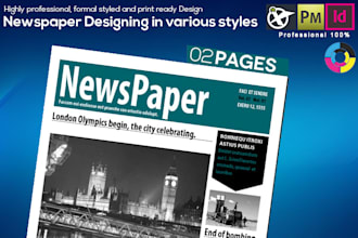 design professional look newspaper