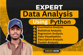 do data analysis and visualization using python
