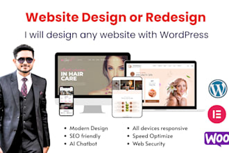design beauty, salon, fashion, cosmetic, spa, fitness, medical wordpress website
