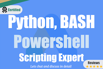write python, power shell, bash script, iptables and firewall rules