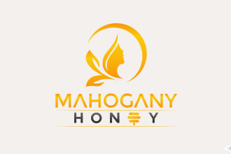 create natural honey logo design my creative thinking
